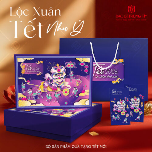 Hộp quà Lộc Xuân Tết Như Ý cao cấp