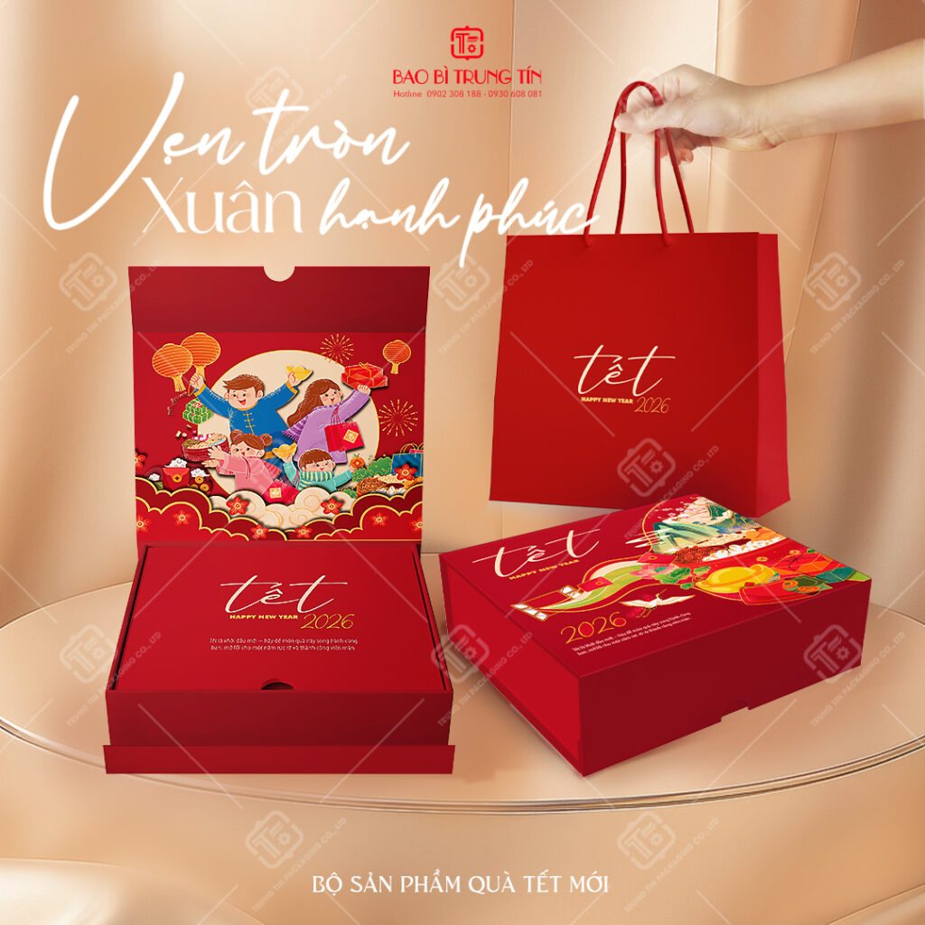 Hộp Quà Tết 2026 - Vẹn Tròn Xuân Hạnh Phúc