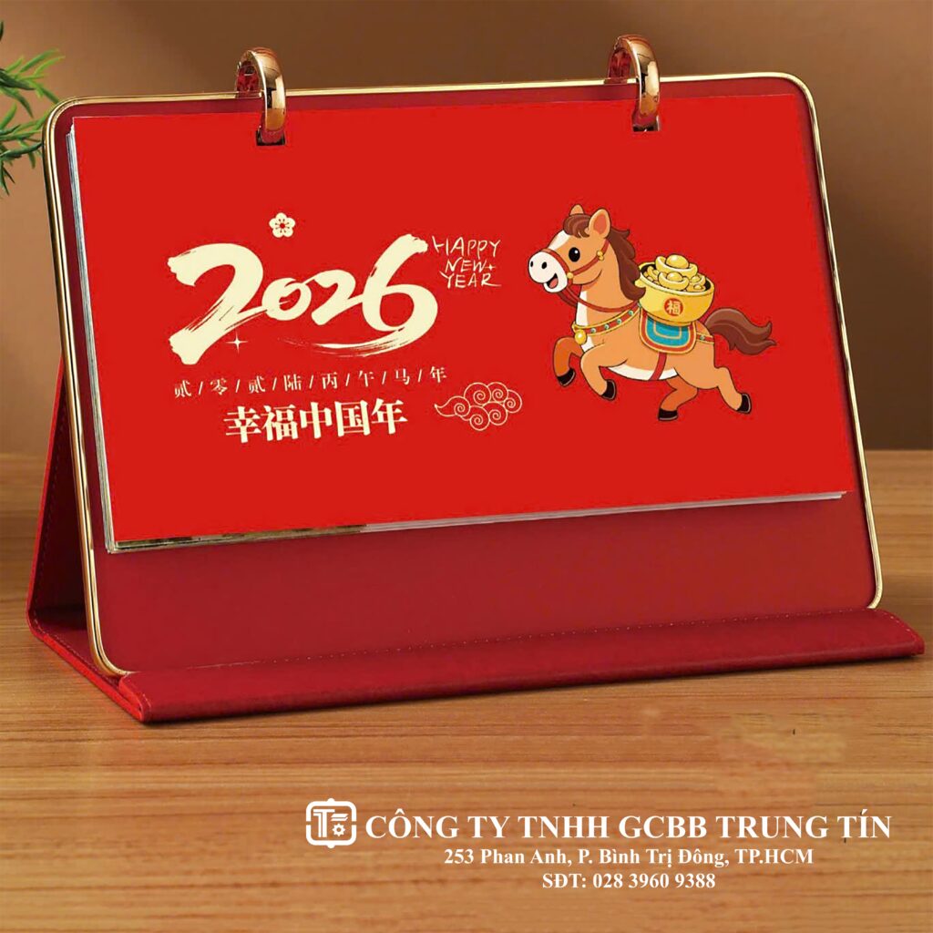 Lịch Để Bàn 2026 Năm Bính Ngọ